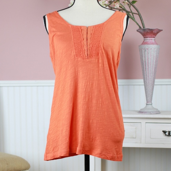 Eddie Bauer Orange Tank Top Size M - Picture 1 of 4